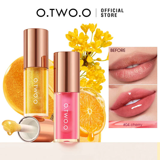 O.TWO.O Lip Oil Gloss – Moisturizing Non-Sticky Plumping Gloss Lip Oil Gloss Oasis Select