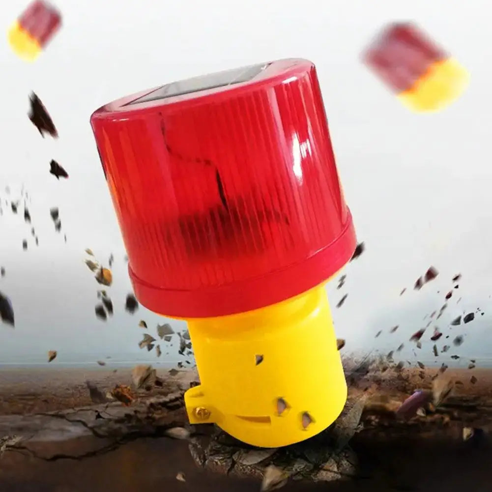 Solar LED Warning Light Beacon – Construction, Marine & Road Use Solar Warning Beacon Peaceful Pleasures Health and Wellness