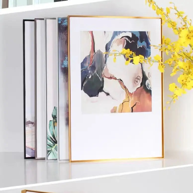 Metal Floating Frame Kit for Home Decoration, Large Wall Picture, Oil Painting Art, DIY Home Decoration, 20,40, 50,60,70,80,90 Peaceful Pleasures Health and Wellness