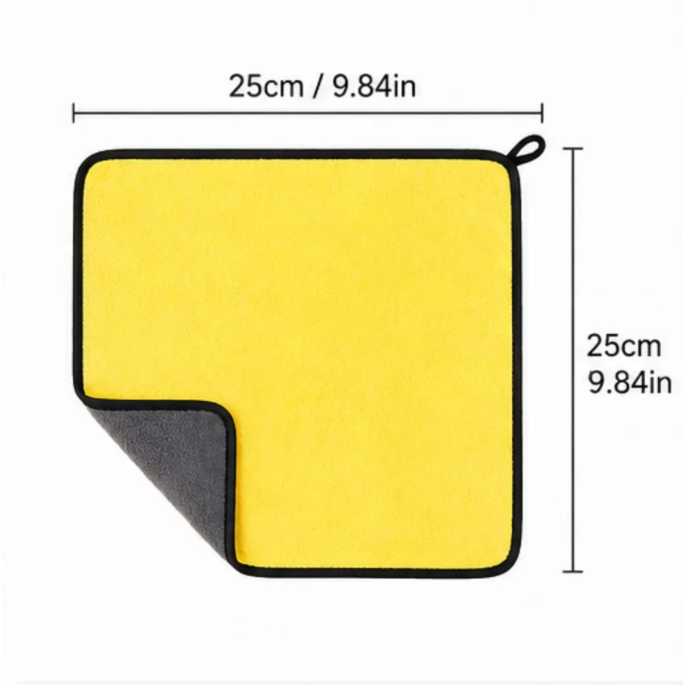Microfiber Cleaning Towels – Double Layer Quick Dry Cloths (1/3/6) Microfiber Cleaning Cloth Peaceful Pleasures Health and Wellness