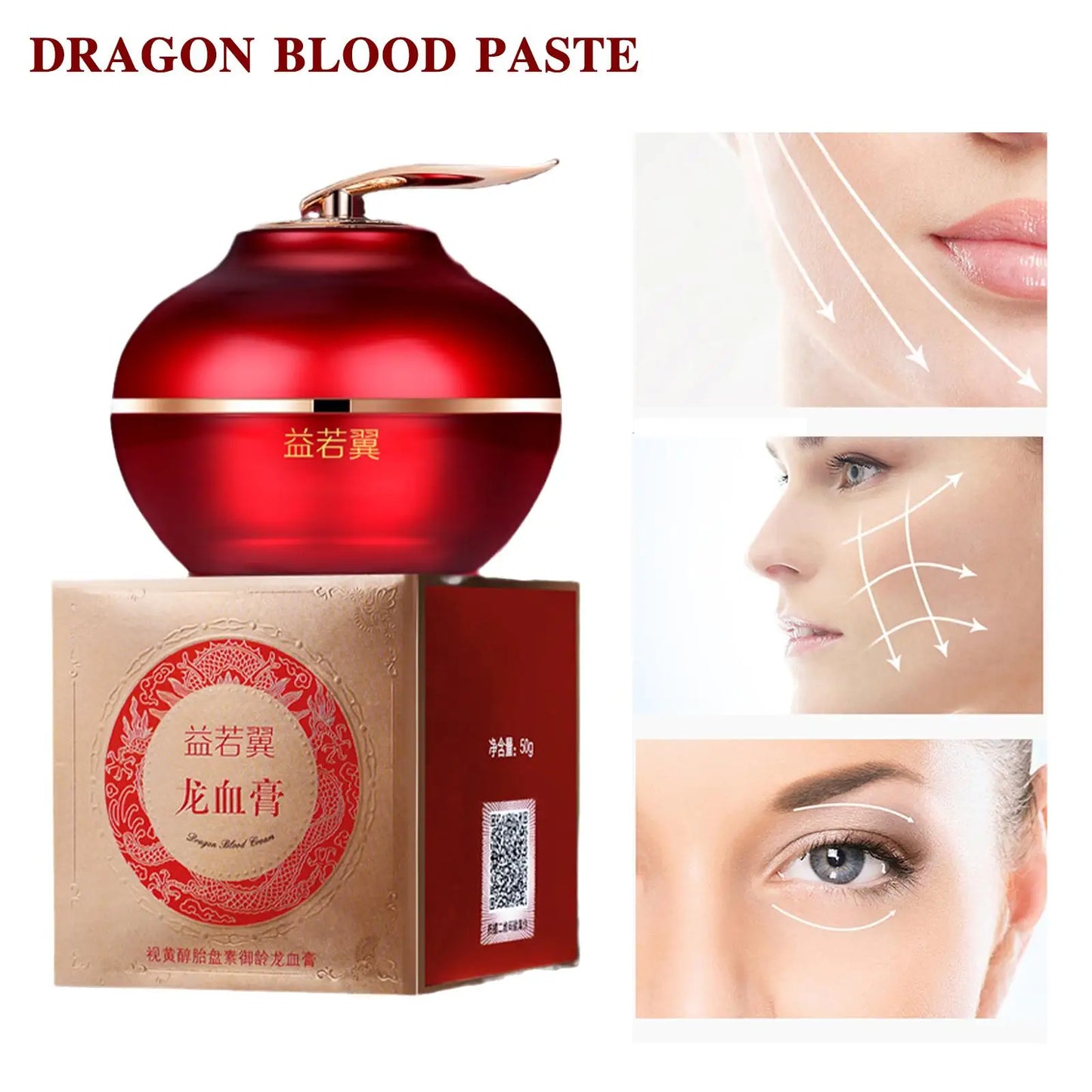50G Retinol Placenta Anti-Aging Dragon Blood Cream Beauty Fairy Cream Lady's Face Cream Women's Skin Care Youthful Glow Peaceful Pleasures Health and Wellness