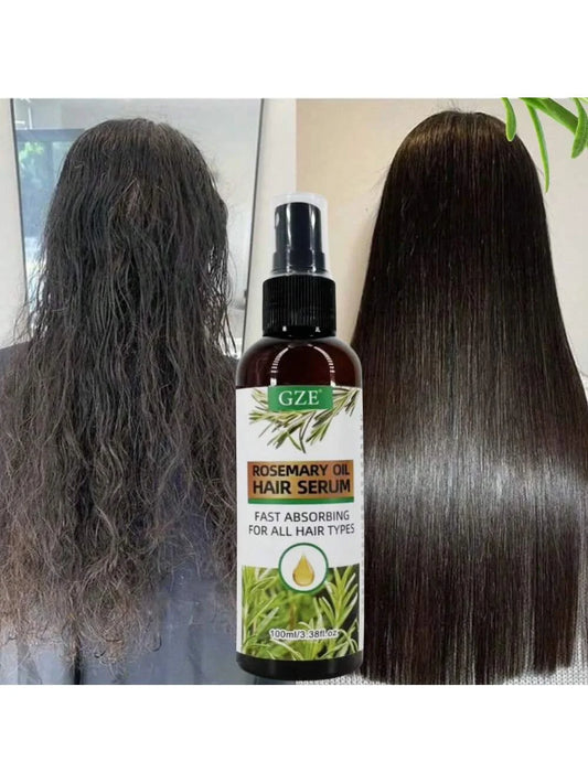 GZE Rosemary Oil Hair Serum Mist – Heat Protection & Repair Hair Serum Mist Peaceful Pleasures Health and Wellness
