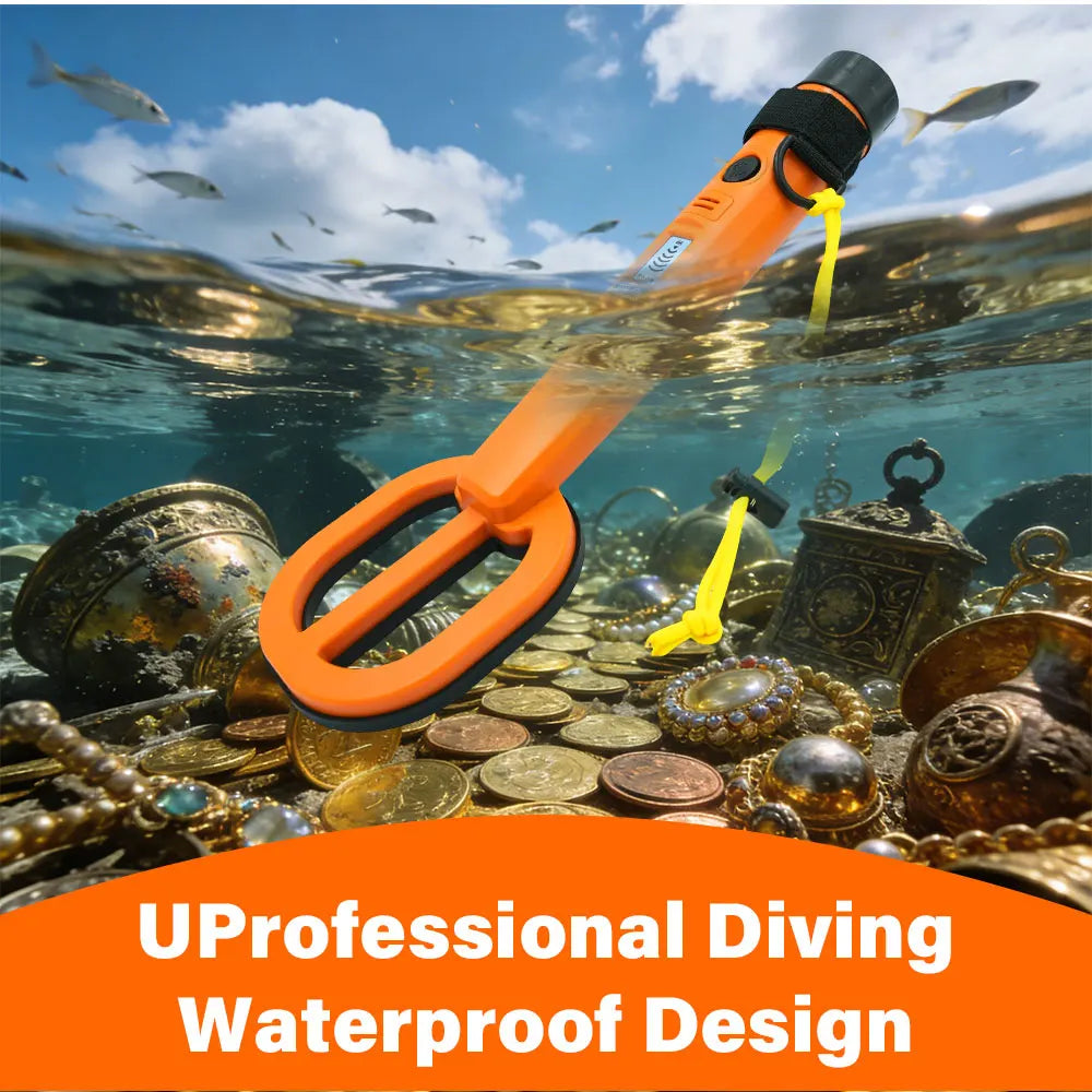 Underwater Metal Locator Sound Vibration Reminder Handheld Portable Underwater Metal Detector High Sensitivity for Lake Seabed Peaceful Pleasures Health and Wellness