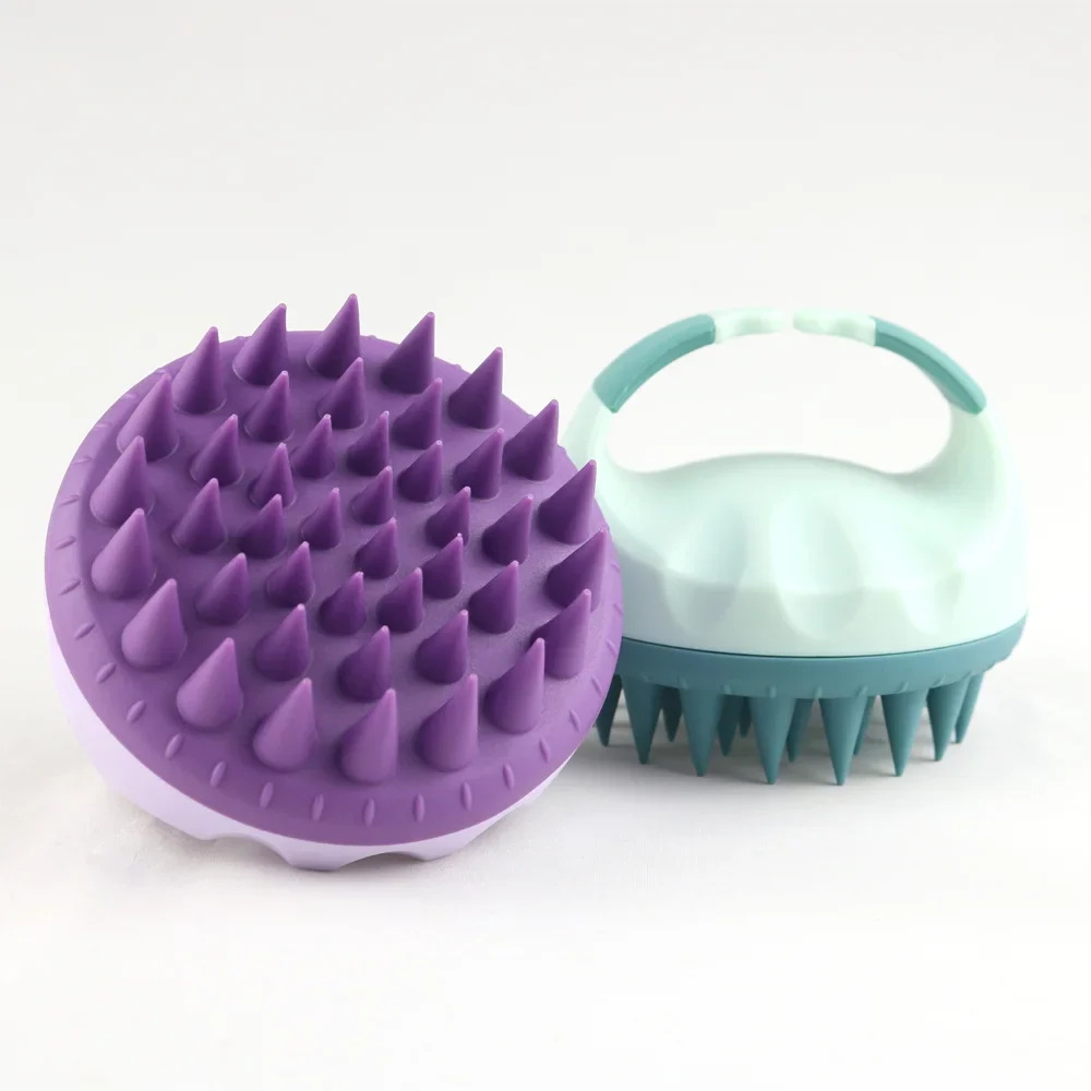 Silicone Scalp Massage Brush – Shampoo & Hair Washing Comb