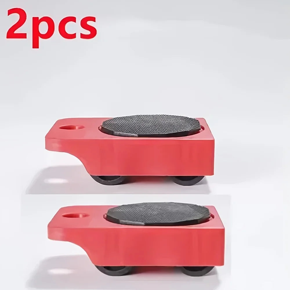 2 Heavy-duty Furniture Mover Sturdy Plastic Mobility System Locking
