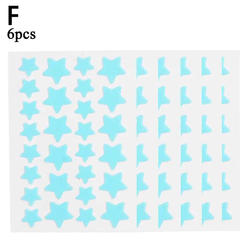 Star-Shaped Pimple Patches – 6 Packs, 168 Spot Covers