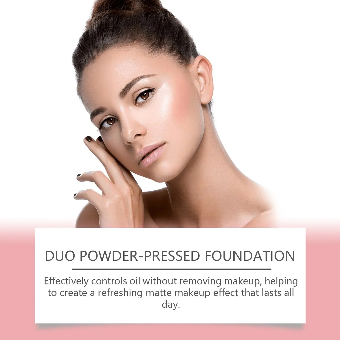 Zephoco Matte Baked Powder Foundation – Oil Control & Colour Correct