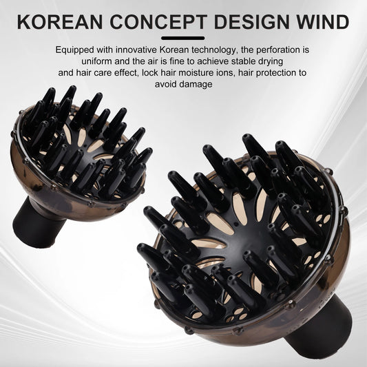 Salon Barber Hairdryer Diffuser Cover Temperature Resistant Silica Hairdressing Curly Styling Hair Care Accessories Supplies Peaceful Pleasures Health and Wellness