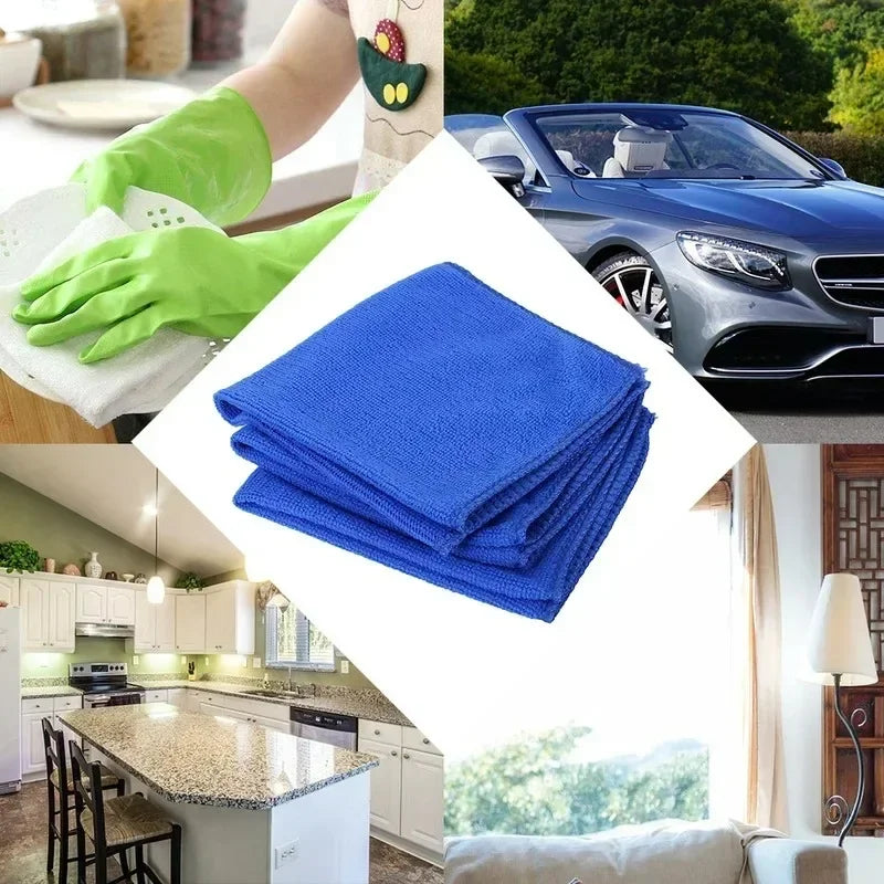 Microfiber Car Wash Cleaning Cloths 10/20 Pack – 28x28cm