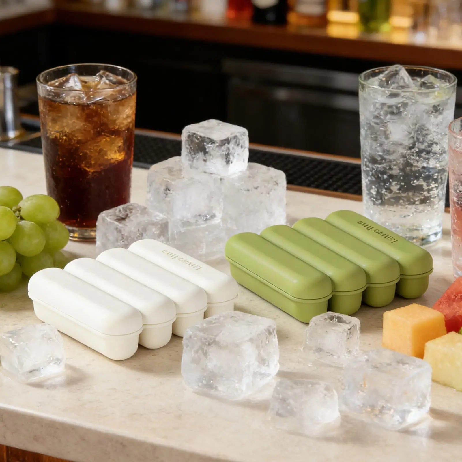 Silicone Ice Stick Tray Long Icecube Maker Easy Release Ice Stick Mold For Water Bottles, Whisky Cocktail Juice, Home Pool Peaceful Pleasures Health and Wellness
