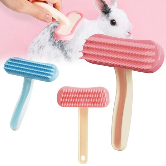 Silicone Pet Grooming Comb | Rabbit, Cat & Guinea Pig Pet Grooming Comb Peaceful Pleasures Health and Wellness