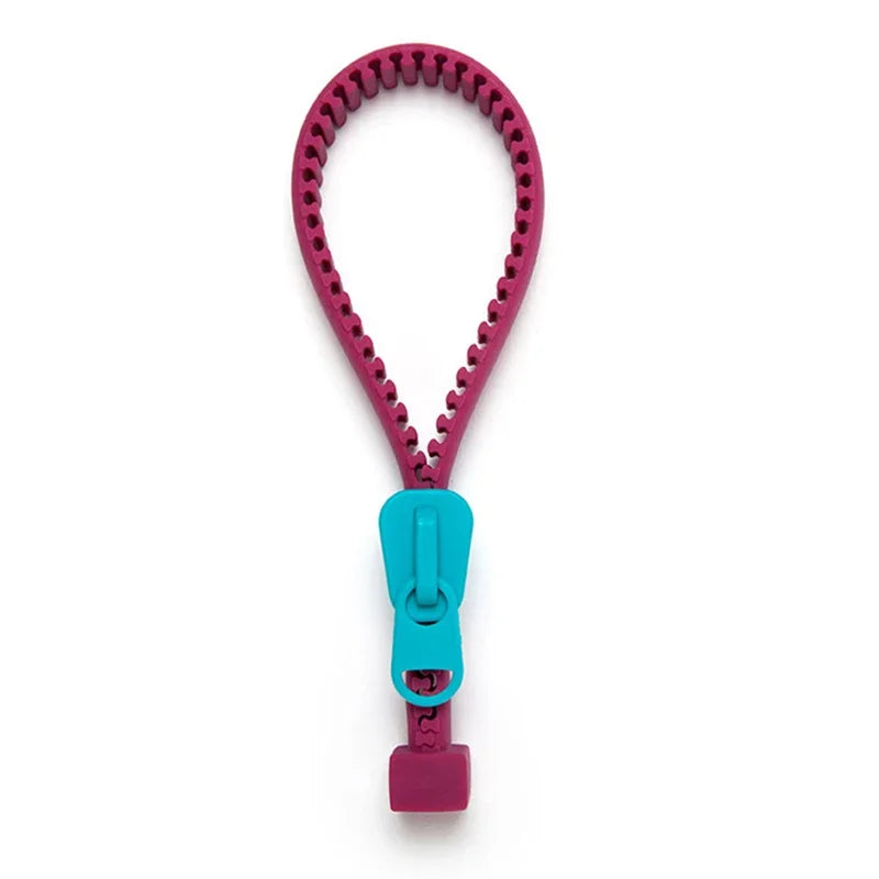 Zipper shape can opener household kitchen multifunctional durable silicone non-slip lid opener labor-saving jar opener canister Peaceful Pleasures Health and Wellness Can Opener