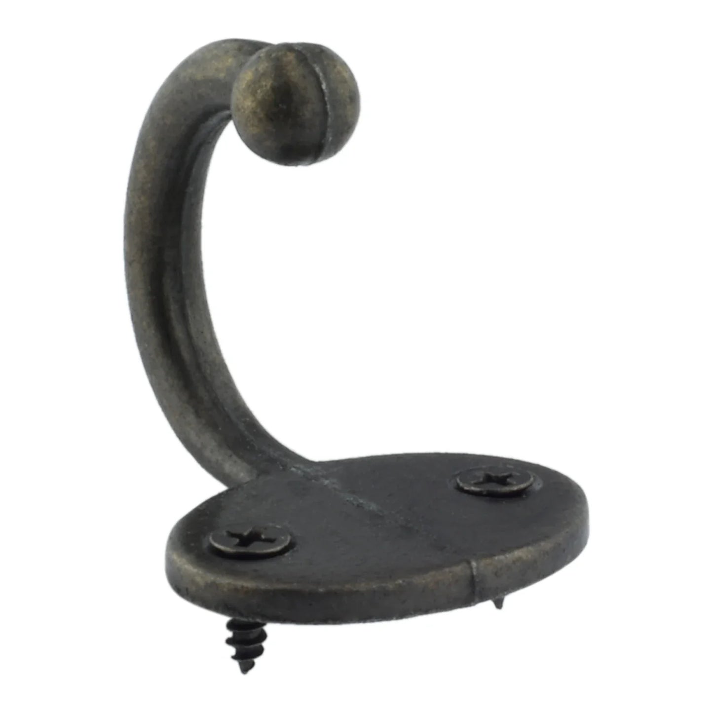 Vintage Bronze Wall Hook – Zinc Alloy Single Robe & Coat Hook