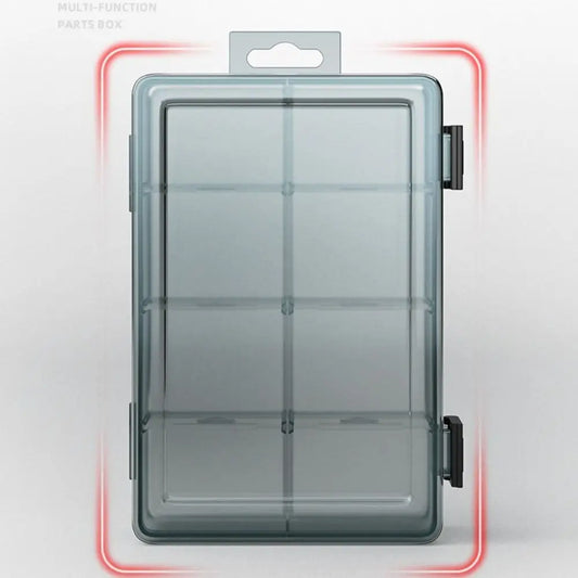Transparent Plastic Parts Box with Removable Dividers Parts Storage Box Oasis Select