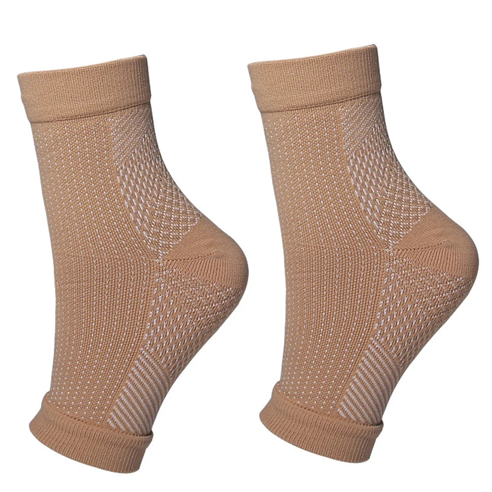 1pair Plantar Fasciitis Compression Socks,Arch Support Foot Pain Relief Ankle Brace Splint,Provide Increase Blood Circulation Peaceful Pleasures Health and Wellness 1Pair-8 L/XL