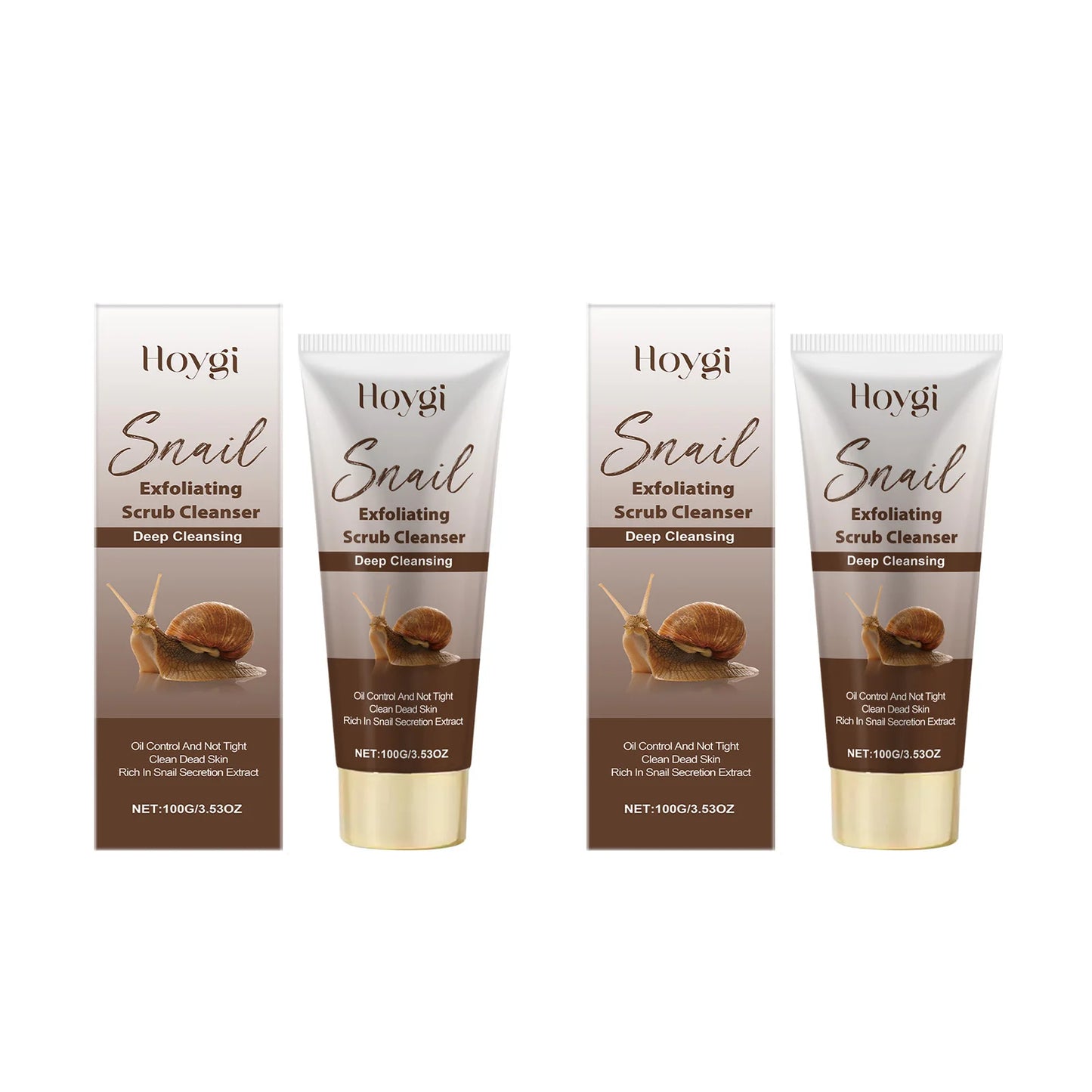 Snail Mucin Exfoliating Face Wash – Brighten & Hydrate 100g