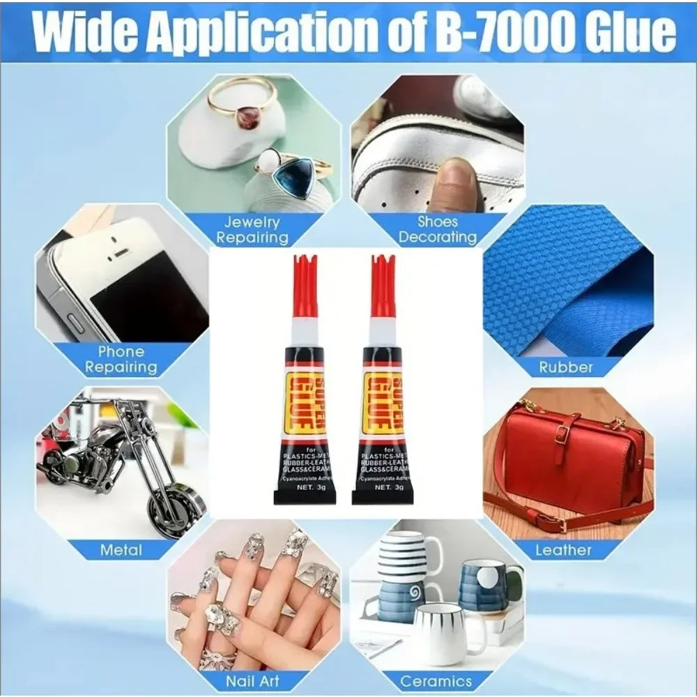 3/12 Epoxy Resin Pcs Super Glue Liquids Tube 502 Quick Repair Plastic Metal Nail Shoe Superglue Strong Adhesive Uv Sealers Peaceful Pleasures Health and Wellness