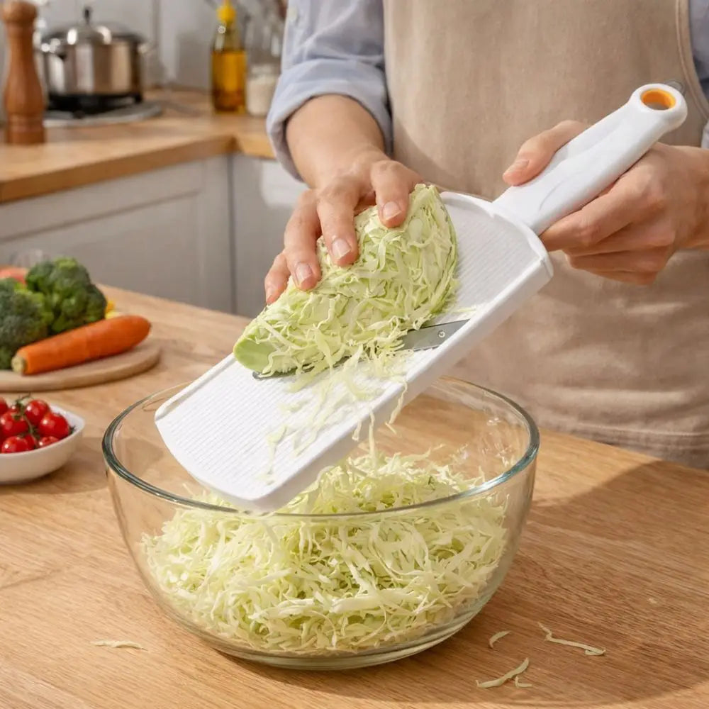 Manual Cabbage Grater & Vegetable Slicer with Hand Protector