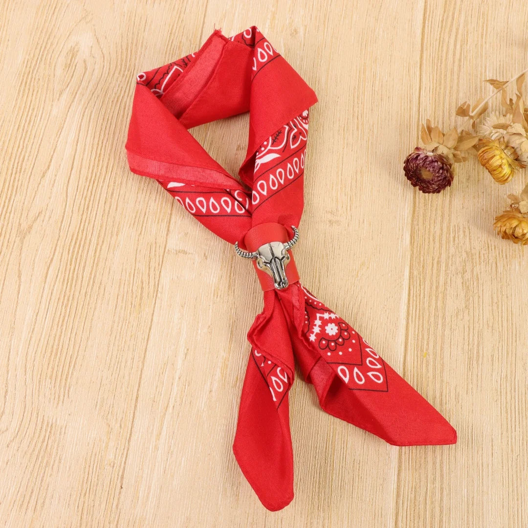 Artistic Cotton Square Scarf American Street Workwear Men's