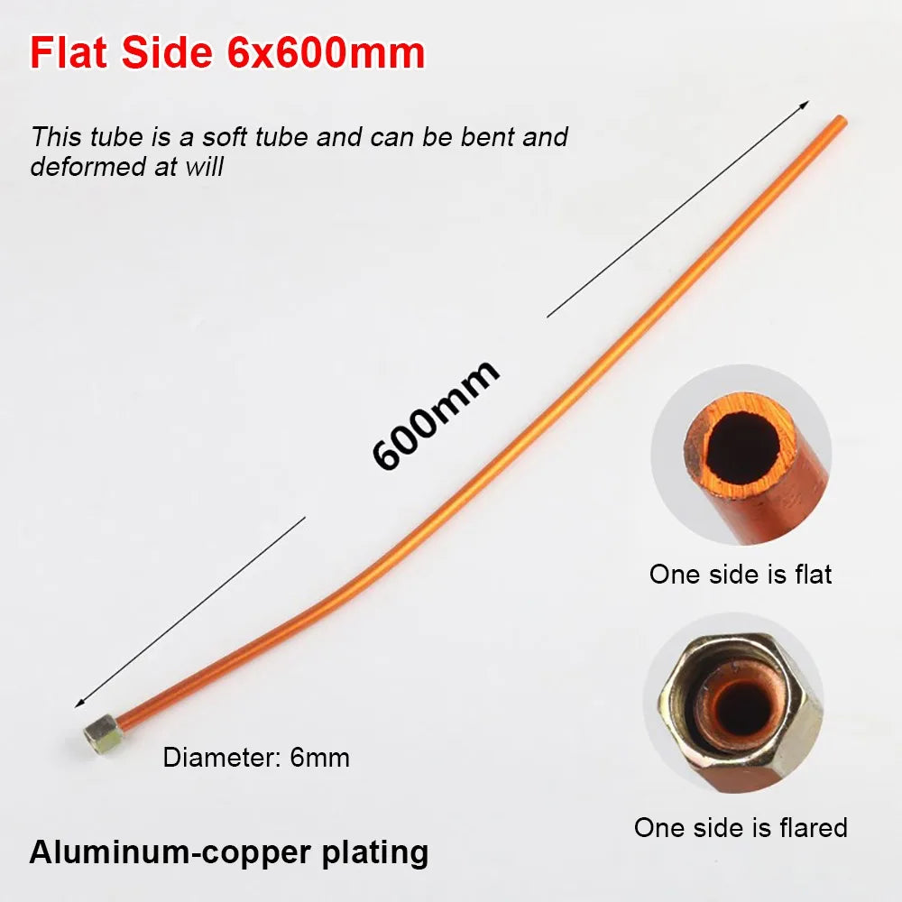Aluminum Copper-Plated Air Compressor Exhaust Tube 200–800mm
