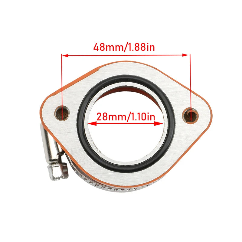 Motorcycle Carburetor Adapter Inlet Intake Pipe For PE26 28 30 PWK21 24 26 28 30 Carburetor For 110 125 150 200cc Peaceful Pleasures Health and Wellness