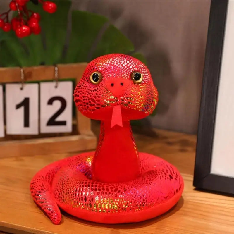 2025 Year of the Snake Plush Toy – PP Cotton, 20cm, 10 Colors