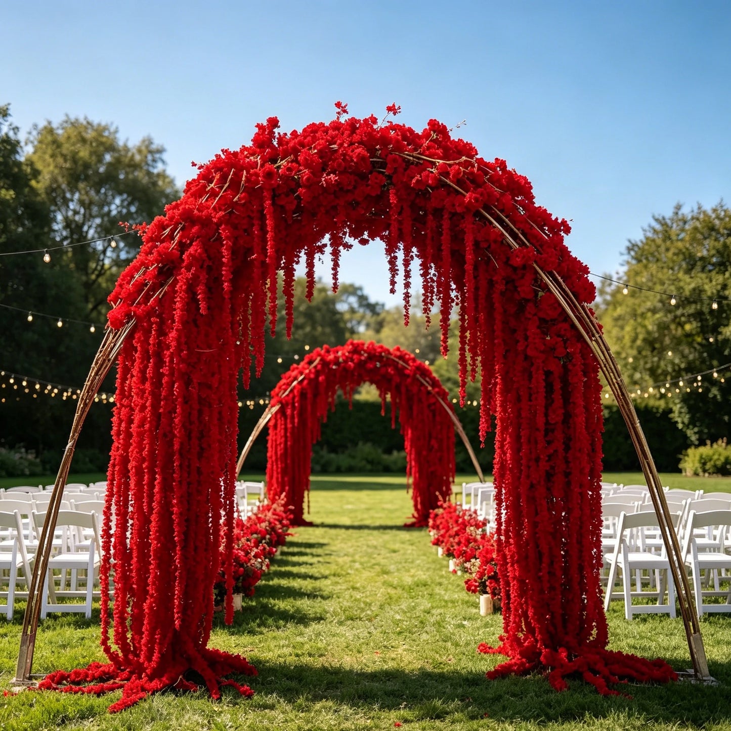 Silk Sakura Artificial Flower Vine Garland – Wedding & Home Décor