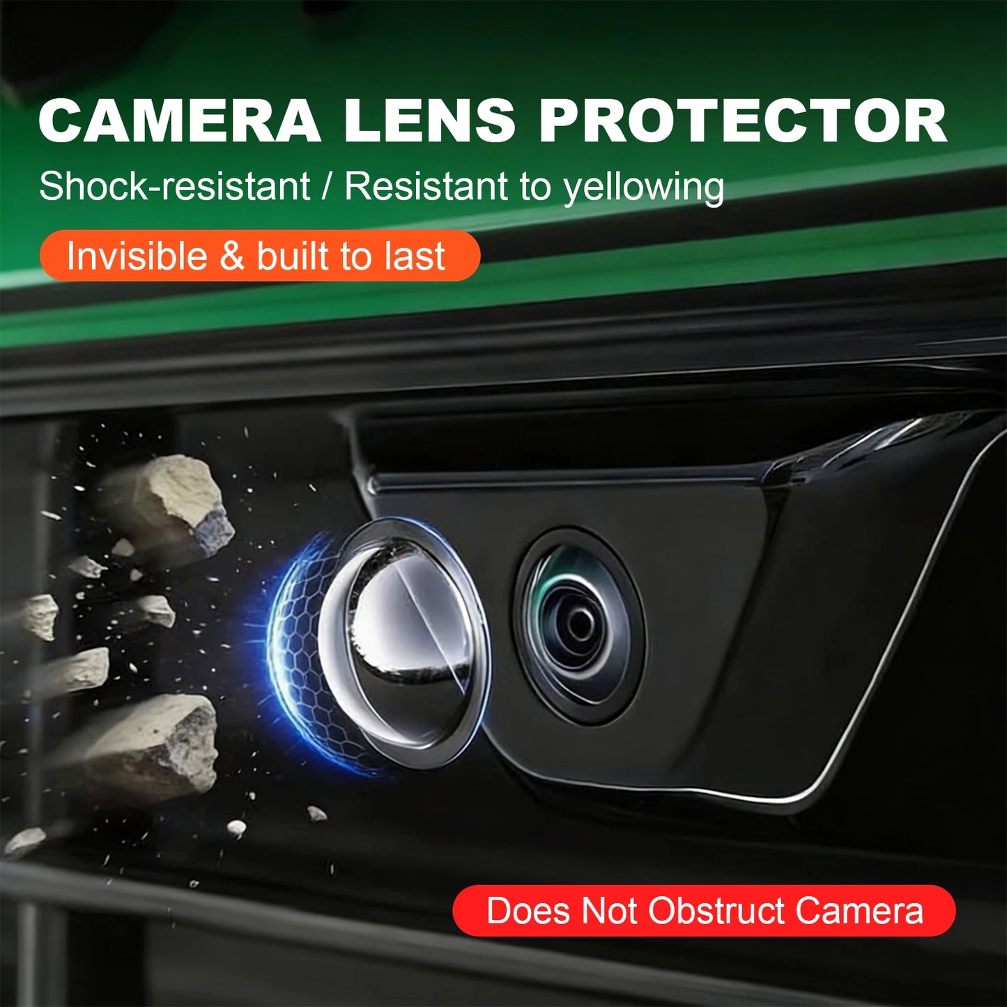 Lens Guard Protective Cover for Tesla Refreshed Model Y Lens Guard High-Transparency Design Anti-Scratch Easy Installation Peaceful Pleasures Health and Wellness