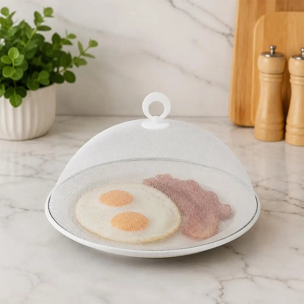 Metal Mesh Food Cover – Anti-Fly Dome for Picnic & Kitchen