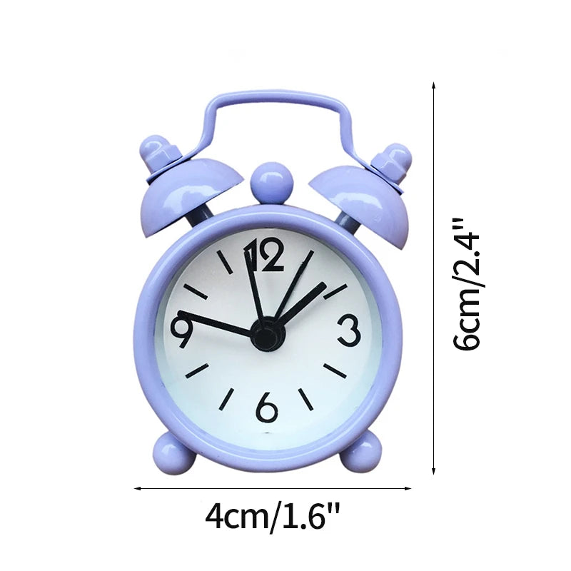Nordic Style Alarm Clock Digital Quartz Clock Home Ornament Portable Mute Clocks with Metal Stand for Bedroom Decor Peaceful Pleasures Health and Wellness S3-9