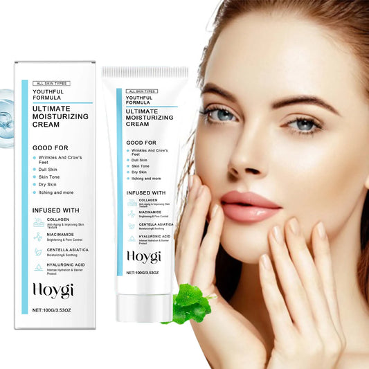 Centella Asiatica Face Cream with Hyaluronic Acid – 100g Peaceful Pleasures Health and Wellness