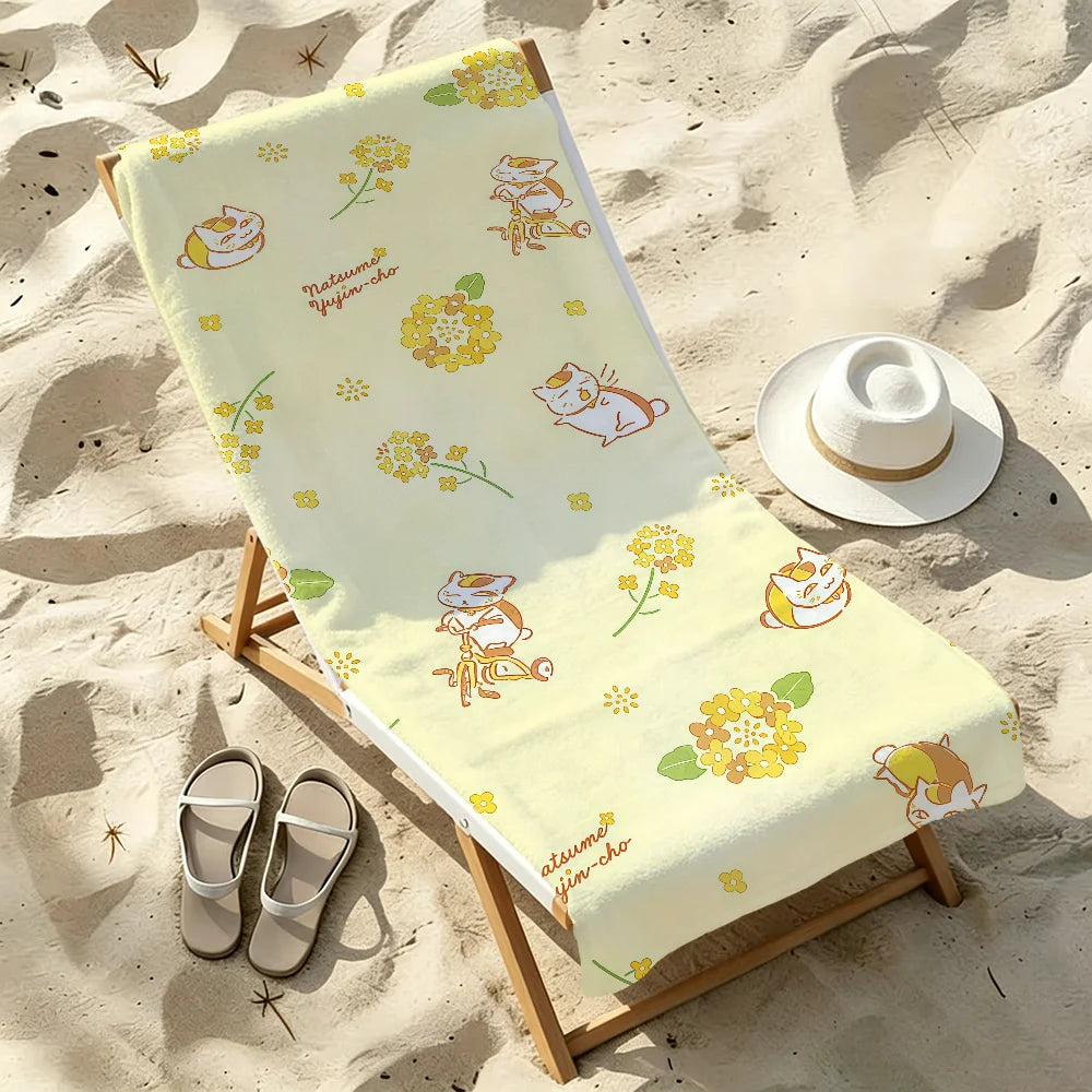 Nyanko-Sensei Natsume's Book of Friends Quick-Dry Beach Towel