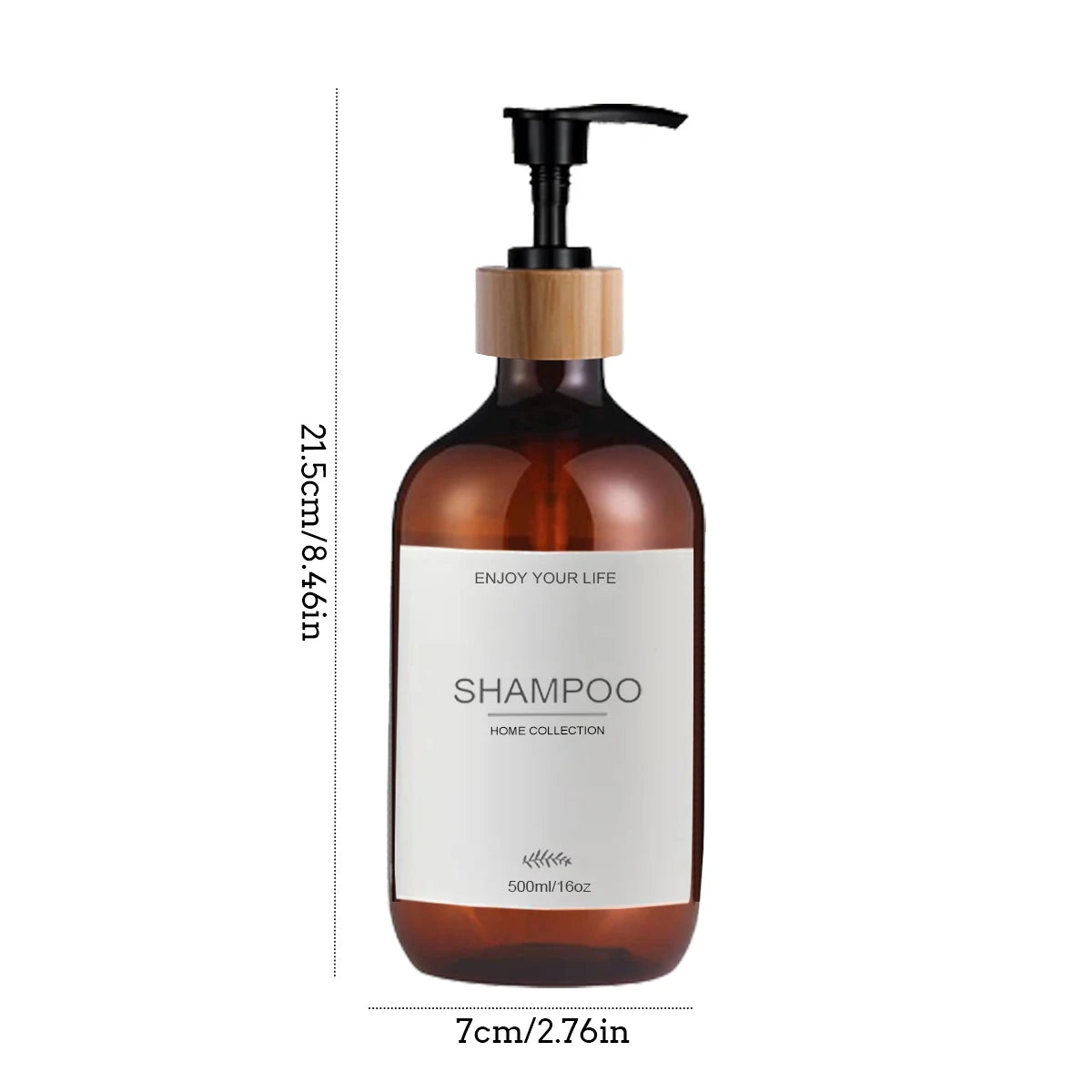 500ml Shampoo and Conditioner Bottles Dispenser 3 Pack Soap Shampoo Dispenser Bottles with Pump Conditioner Shower Container Peaceful Pleasures Health and Wellness