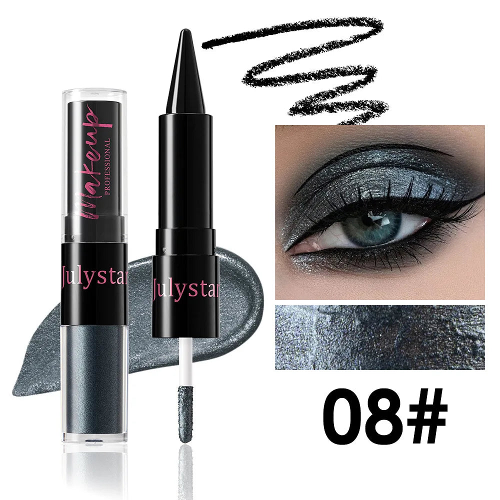 2-in-1 Glitter Metallic Liquid Eyeshadow & Eyeliner Pen