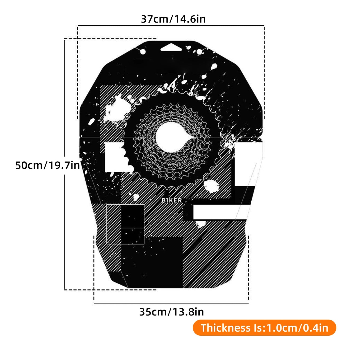 Protection Oil-proof Board Bike Washing Cover Disc Brake Maintenance