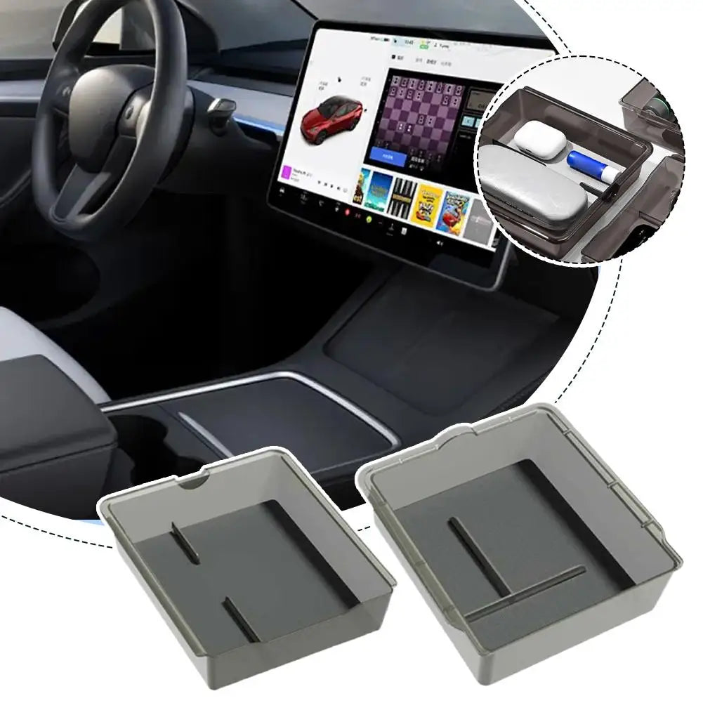 Tesla Model 3/Y/YL Juniper Center Console Organizer Silicone Mat