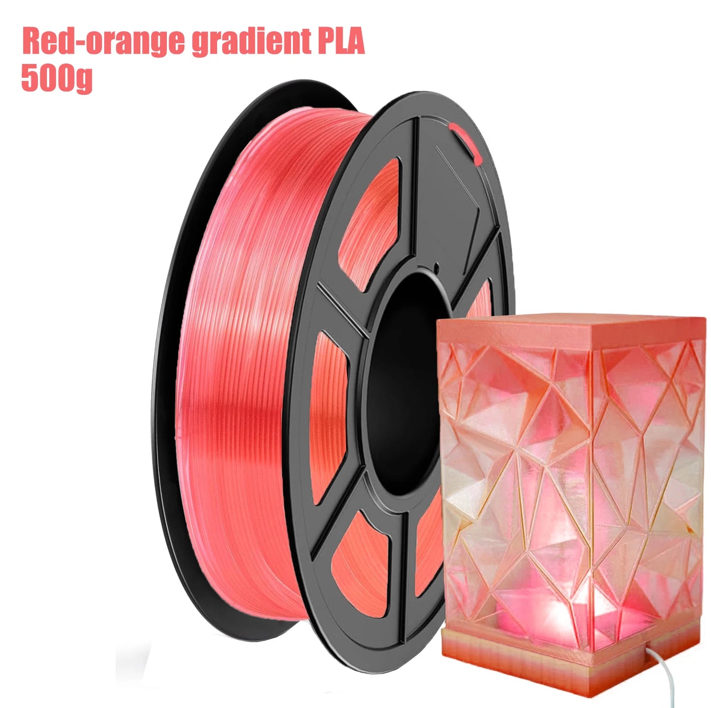 DINGSUN 3D PLA Gradient Multicolor Filament 1.75mm ±0.02mm