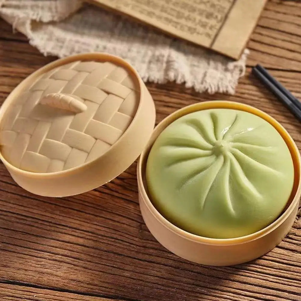 Steamed Bun Squishy Toy – Slow Rise Stress Relief Fidget Squeeze