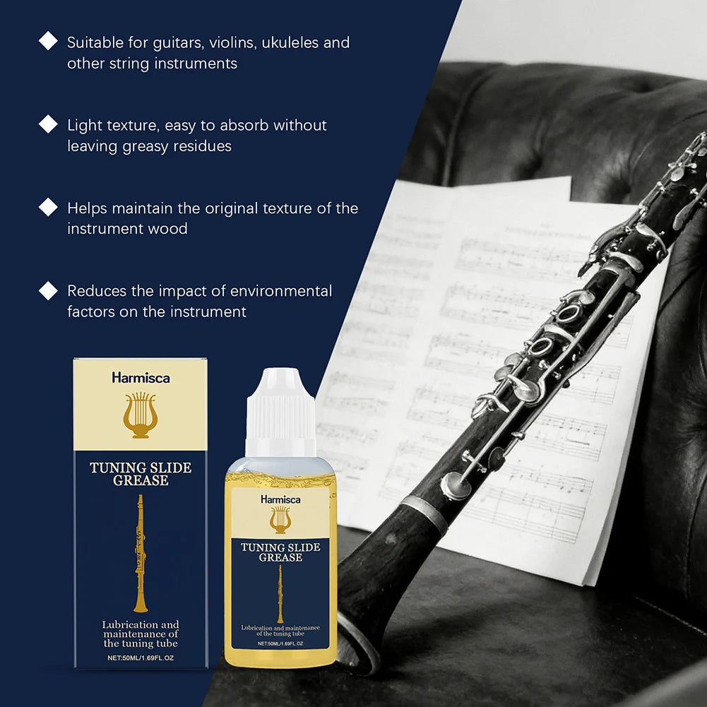 Lubricating Grease For Tuning Slide Tube,Brass Instrument Maintenance Care Grease,Prevents Corrosion And Metal Sticking Peaceful Pleasures Health and Wellness Default Title