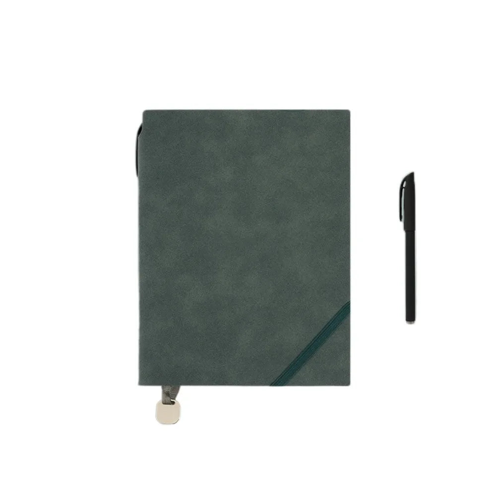 Multifunction 100sheets A5 Notebook Diary To Do List Meeting Minutes Book Stationery School Supplies Retro Notebook Girls Peaceful Pleasures Health and Wellness Green