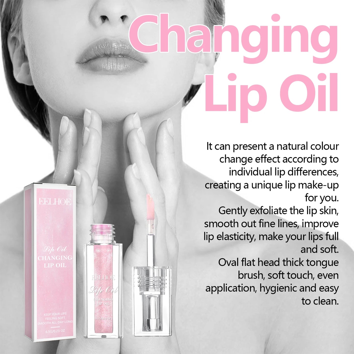 Color Changing Lip Oil – Hydrating & Smoothing Lip Treatment