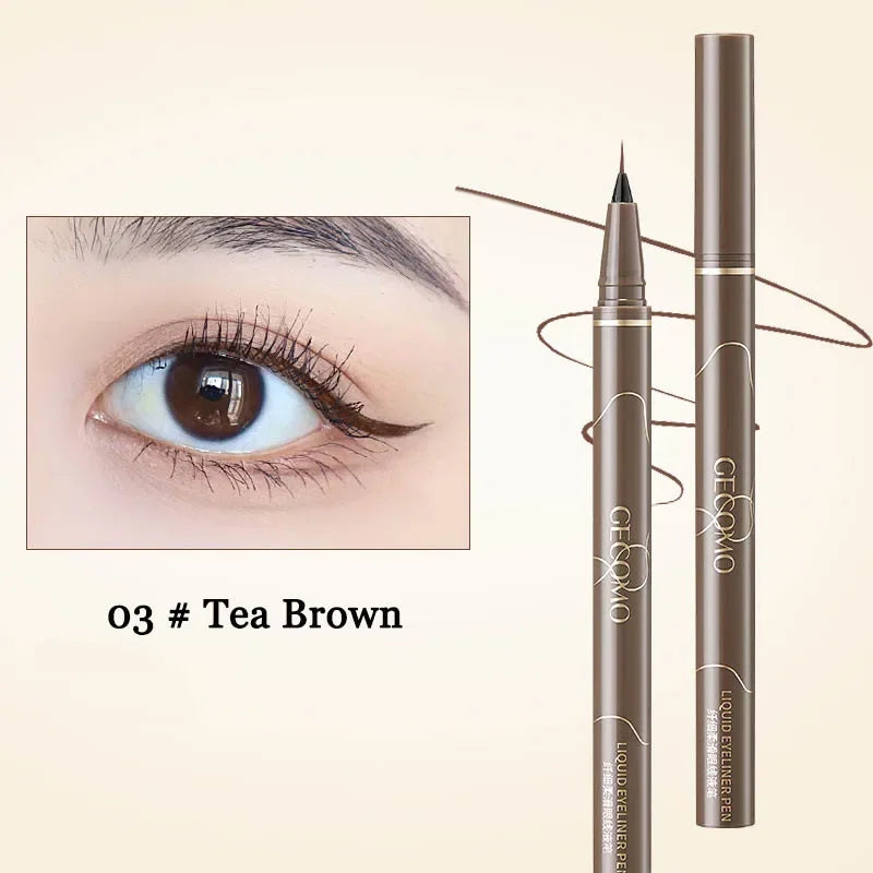 Ultra-Thin Waterproof Liquid Eyeliner Pen – Black & Brown