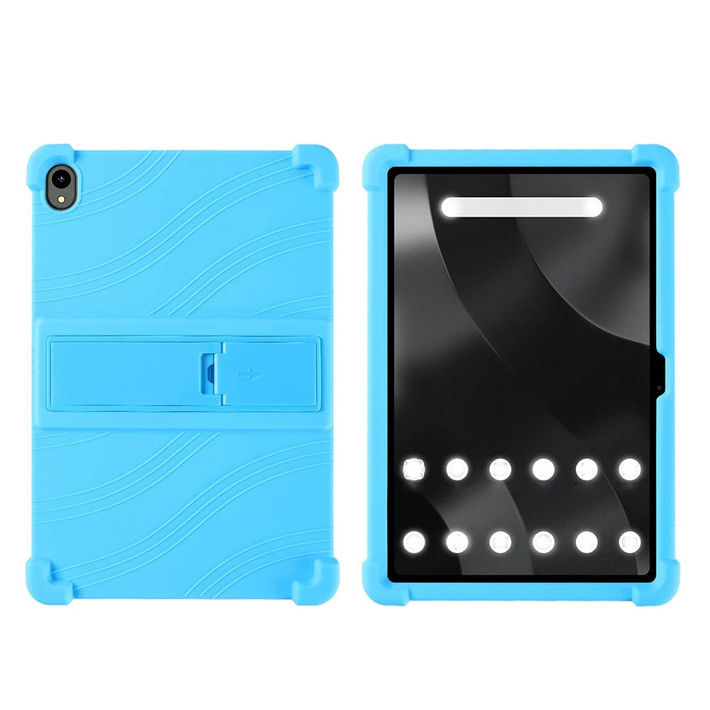 For Onn 12.1 Tablet Pro 2024 Model Case Shockproof Cover 12.1 Inch Soft All-Inclusive Drop-Proof Protective Case Peaceful Pleasures Health and Wellness Sky Blue