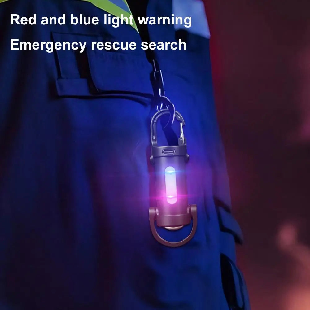 Mini COB LED Rechargeable Keychain Flashlight | 800 Lumens