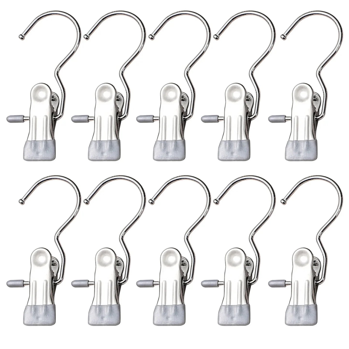 Wardrobe Wardrobe Organizer Clothes Laundry Portable Hangers Stainless Steel Clothespins Assembly Closet for Clothes Hanger Home Peaceful Pleasures Health and Wellness gray 5pcs