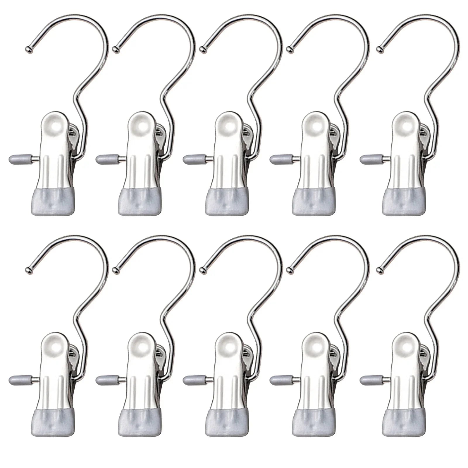Wardrobe Wardrobe Organizer Clothes Laundry Portable Hangers Stainless Steel Clothespins Assembly Closet for Clothes Hanger Home Peaceful Pleasures Health and Wellness gray 5pcs