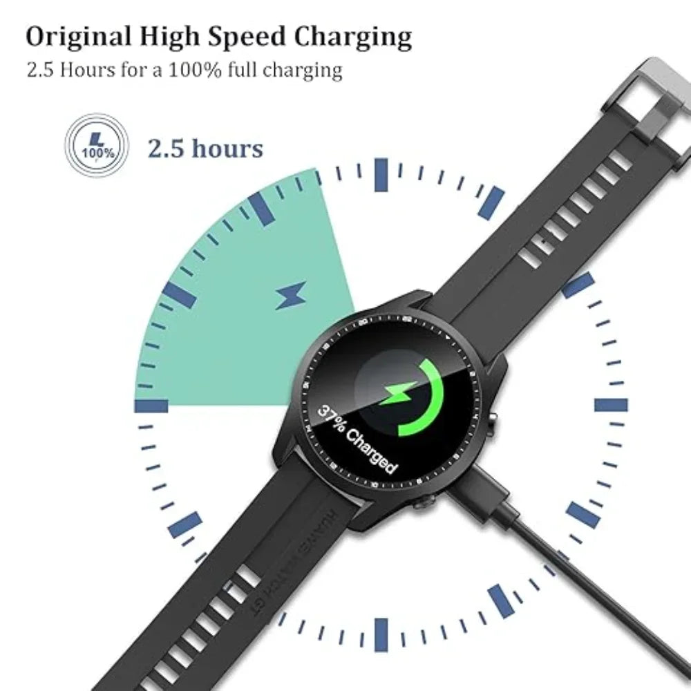 Huawei Watch USB Fast Charger Cable GT5 Pro GT4 GT3 Watch 4 Peaceful Pleasures Health and Wellness