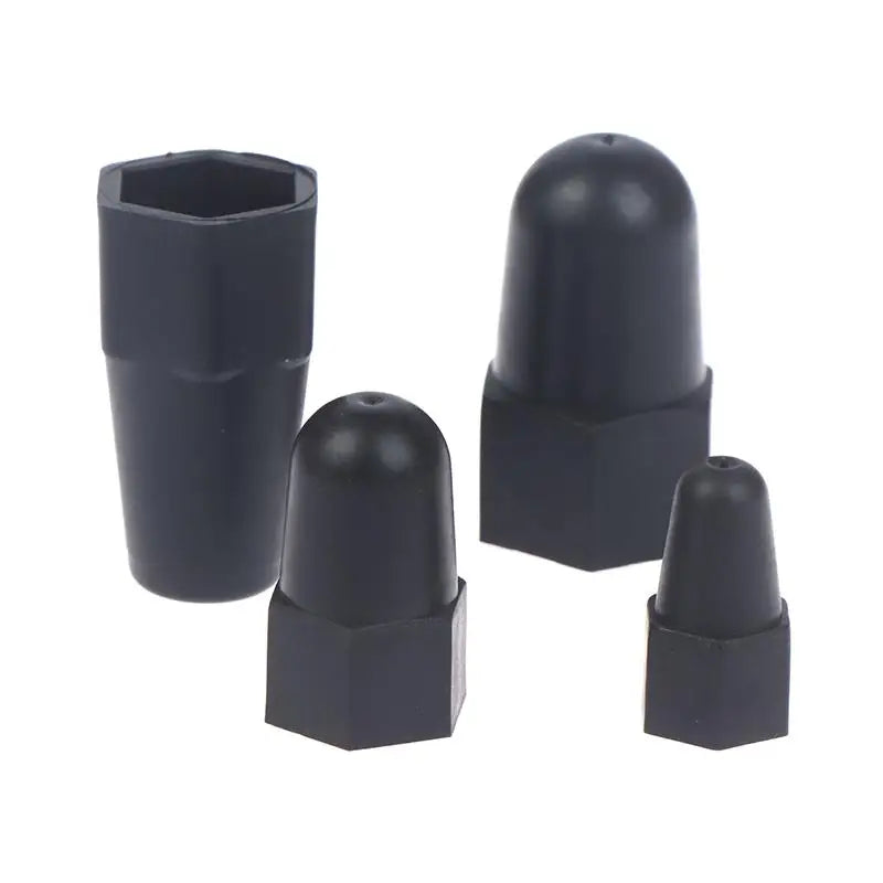 New 10PCS Lengthen Nut Cap Hexagonal Nut M6 M8 M10 M12PE Plastic Nut Protection Caps Hex Screw Protective Sleeve Peaceful Pleasures Health and Wellness