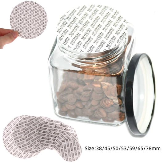200Pcs Foam Pressure Sensitive Seal Liners for Jars & Bottles Foam Cap Seal Liner Peaceful Pleasures Health and Wellness