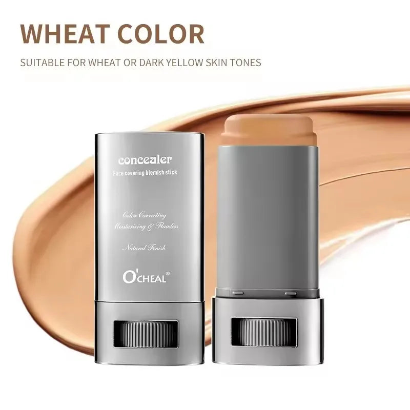 Face Foundation Contour Stick Long Lasting Waterproof Brighten Skin Concealer Pen Nose Contour Cream Contouring Beauty Makeup Peaceful Pleasures Health and Wellness 04WHEAT COLOR
